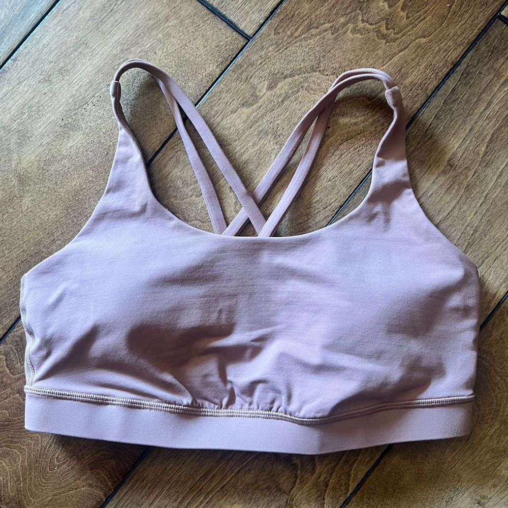 Lululemon Energy Sports Bra Dusty Clay color